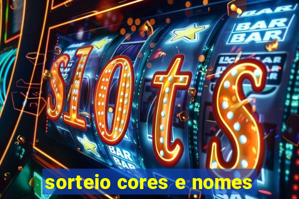 sorteio cores e nomes